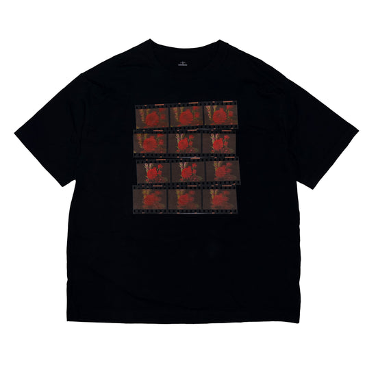Flower film T-Shirts【Black】