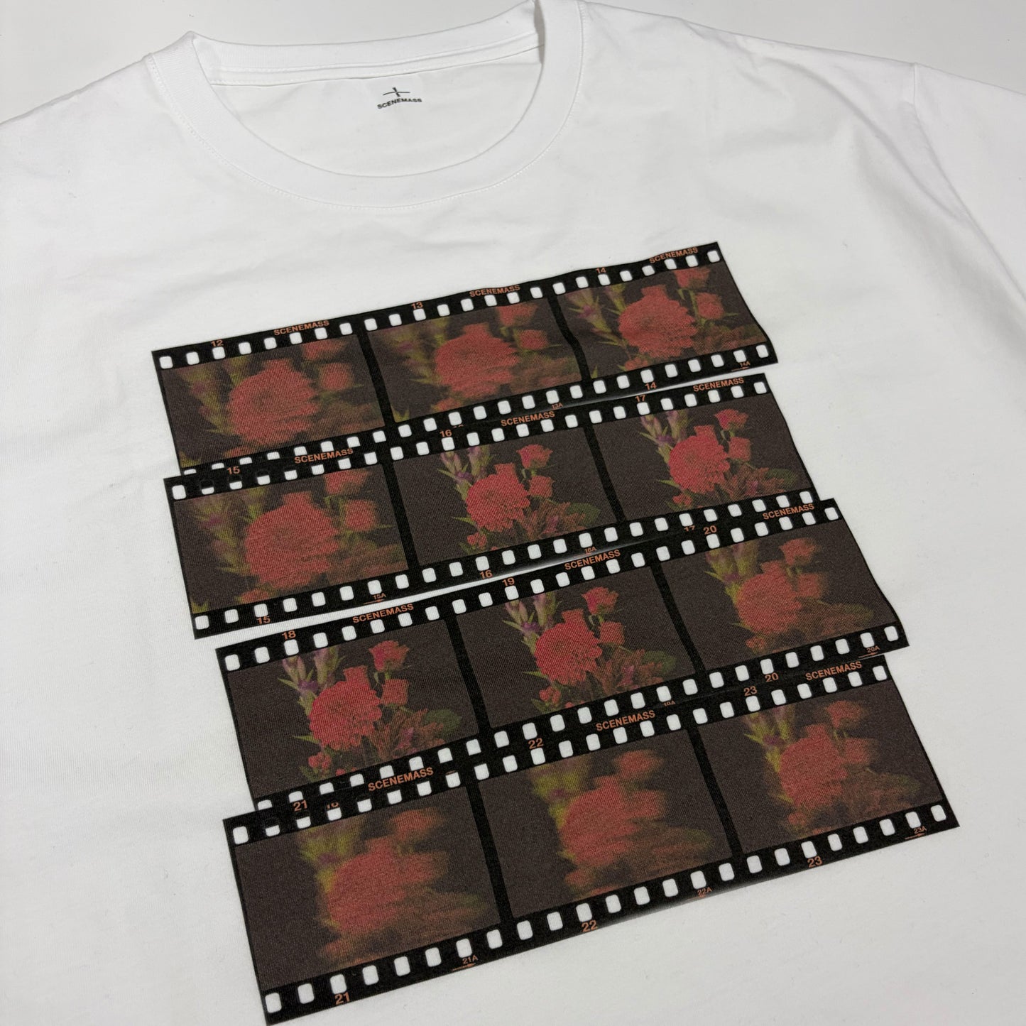 Flower film T-Shirts【White】