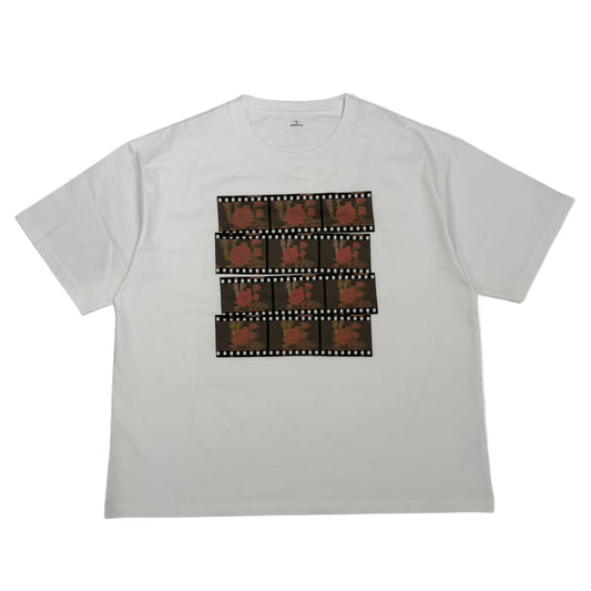 Flower film T-Shirts【White】