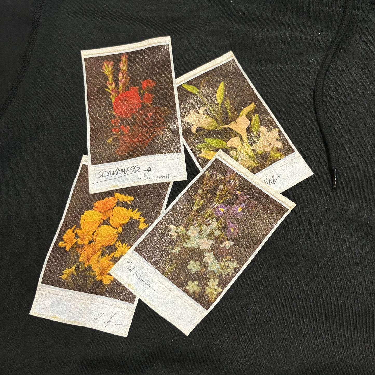 Flower Portrait Pulloverhoodie